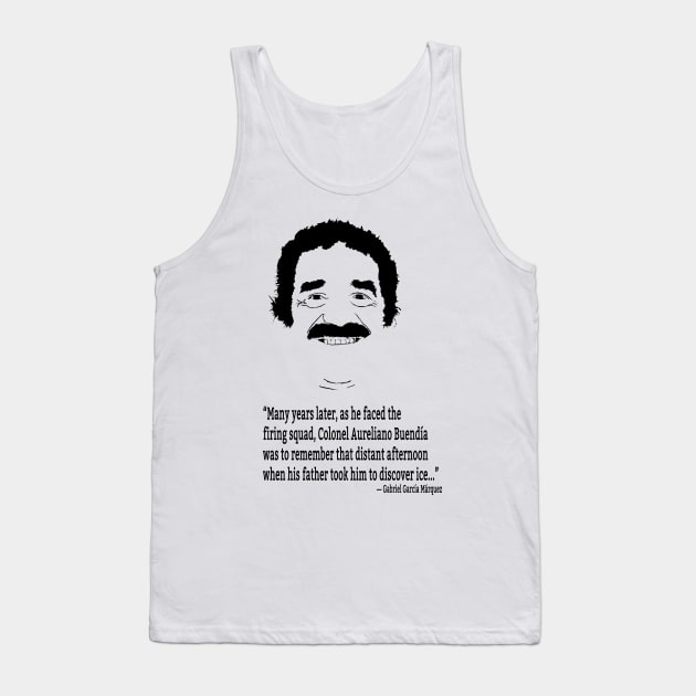 Gabriel García Márquez Tank Top by PoetandChef